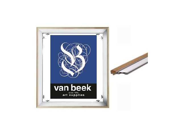 ALUFRAME BASIC LEINEN 90X100CM, 25MM 1