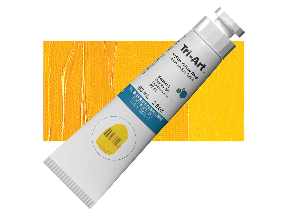 TRI-ART ACRYLFARBE 60ML S5 HANSAGELB DUNKEL 1