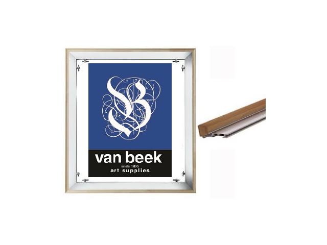 ALUFRAME BASIC LEINEN 40X40CM, 45MM 1