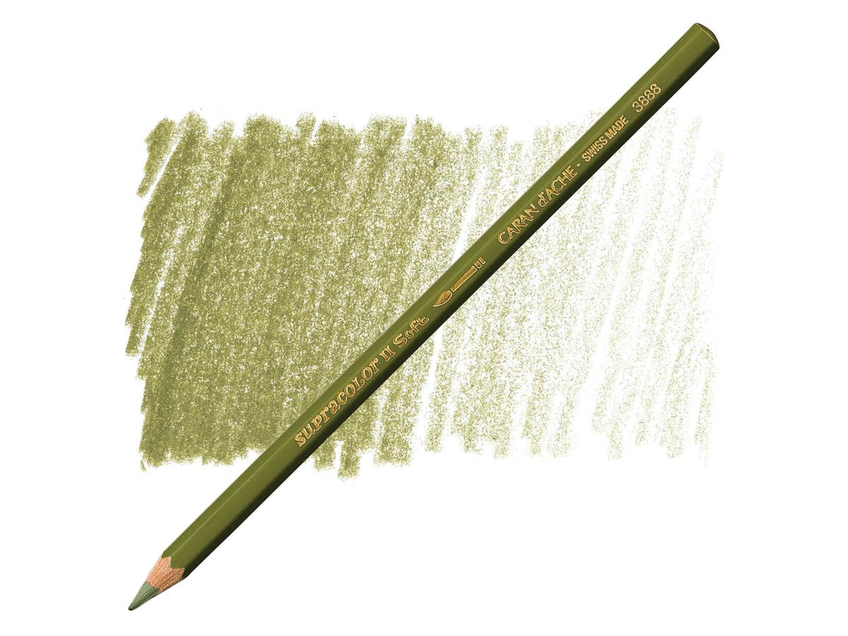 CARAN D'ACHE SUPRACOLOR 249 AQUARELLSTIFT OLIVGRÜN 1