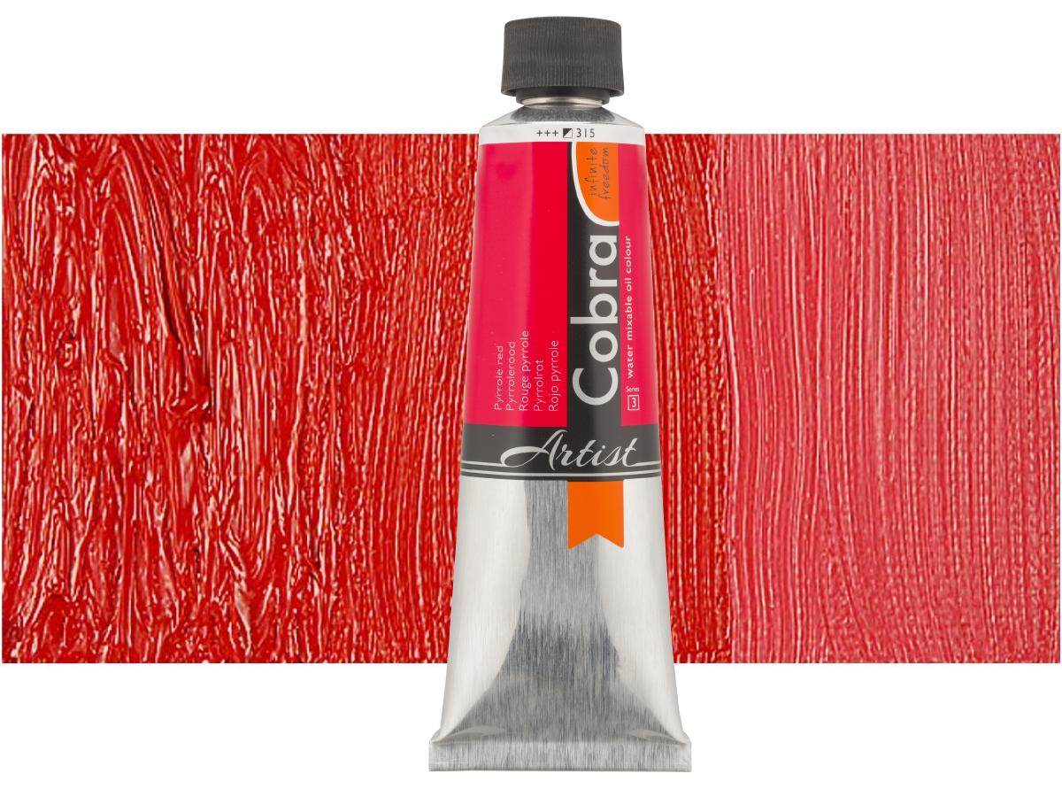 COBRA ARTIST WASSERVERMALBARE ÖLFARBE 150ML 315 PYRROLROT 1