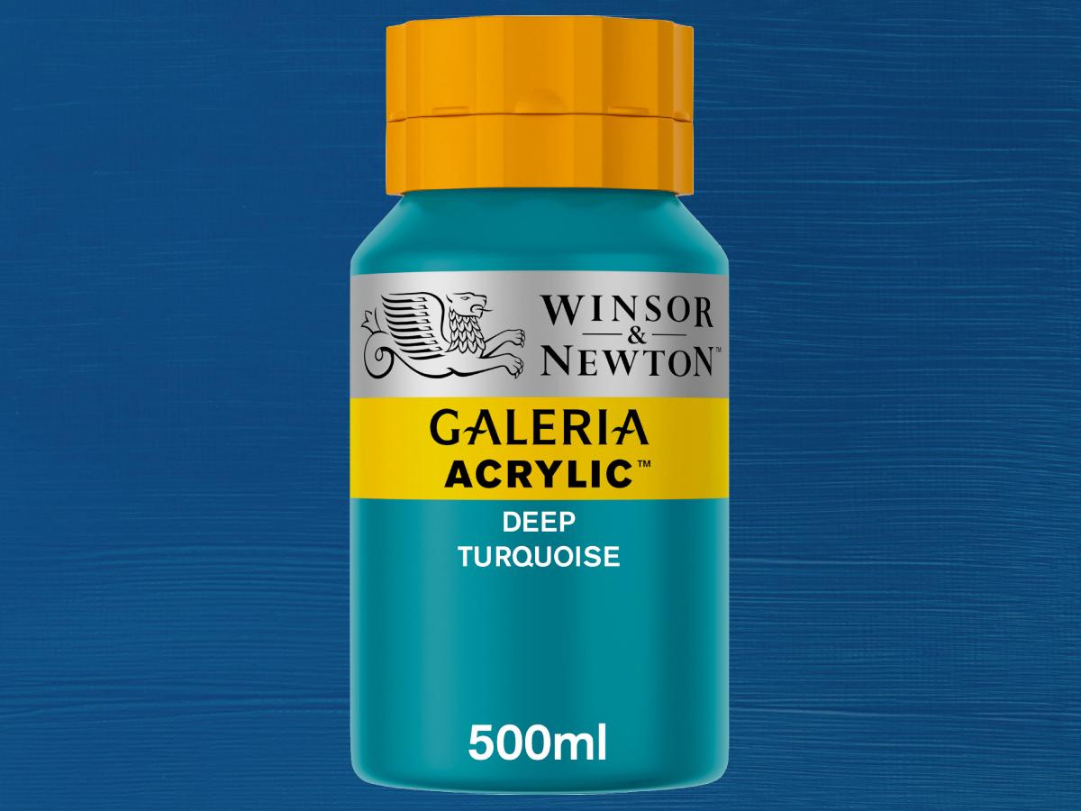 WINSOR & NEWTON GALERIA 500ML 232 DUNKEL TÜRKIS 1