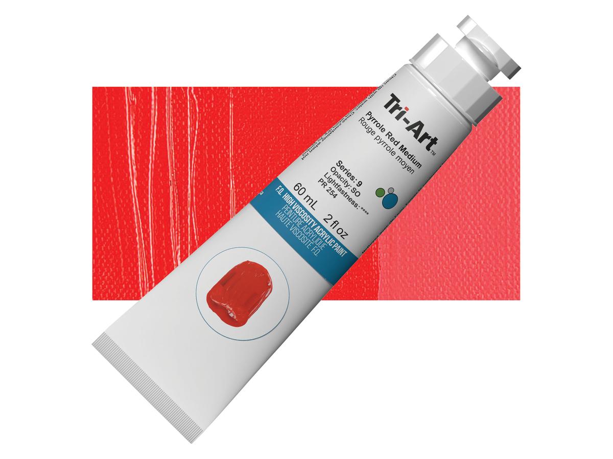 TRI-ART ACRYLFARBE 60ML S9 PYRROLROT MITTEL 1