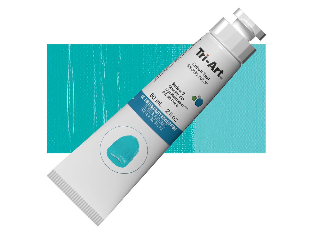 TRI-ART ACRYLFARBE 60ML S9 KOBALTTÜRKISBLAU 1