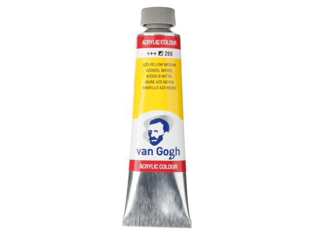 VAN GOGH ACRYL 40ML 269 AZOGELB MITTEL 1