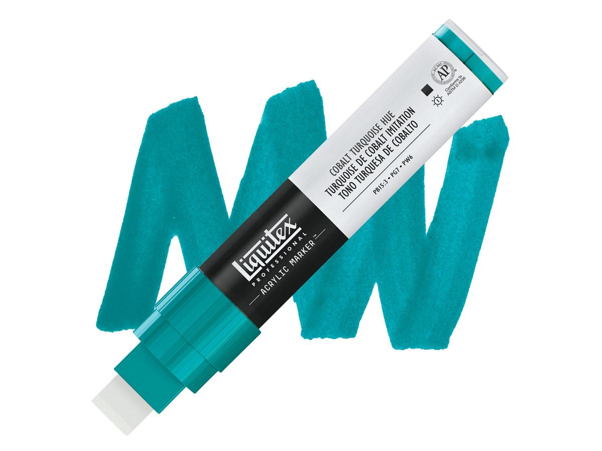 LIQUITEX ACRYL MARKER 0169 15MM COBALT TURQUOISE HUE 1