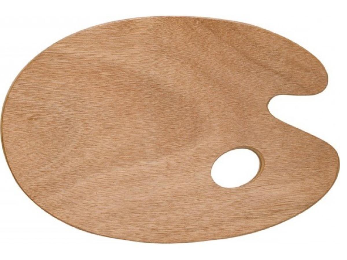 HOLZ PALETTE OVAL 25X35CM 1