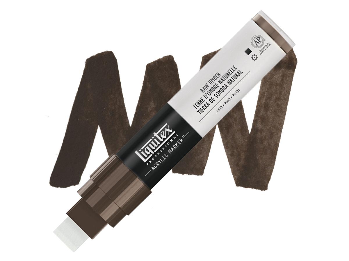 LIQUITEX ACRYL MARKER 0331 15MM RAW UMBER 1