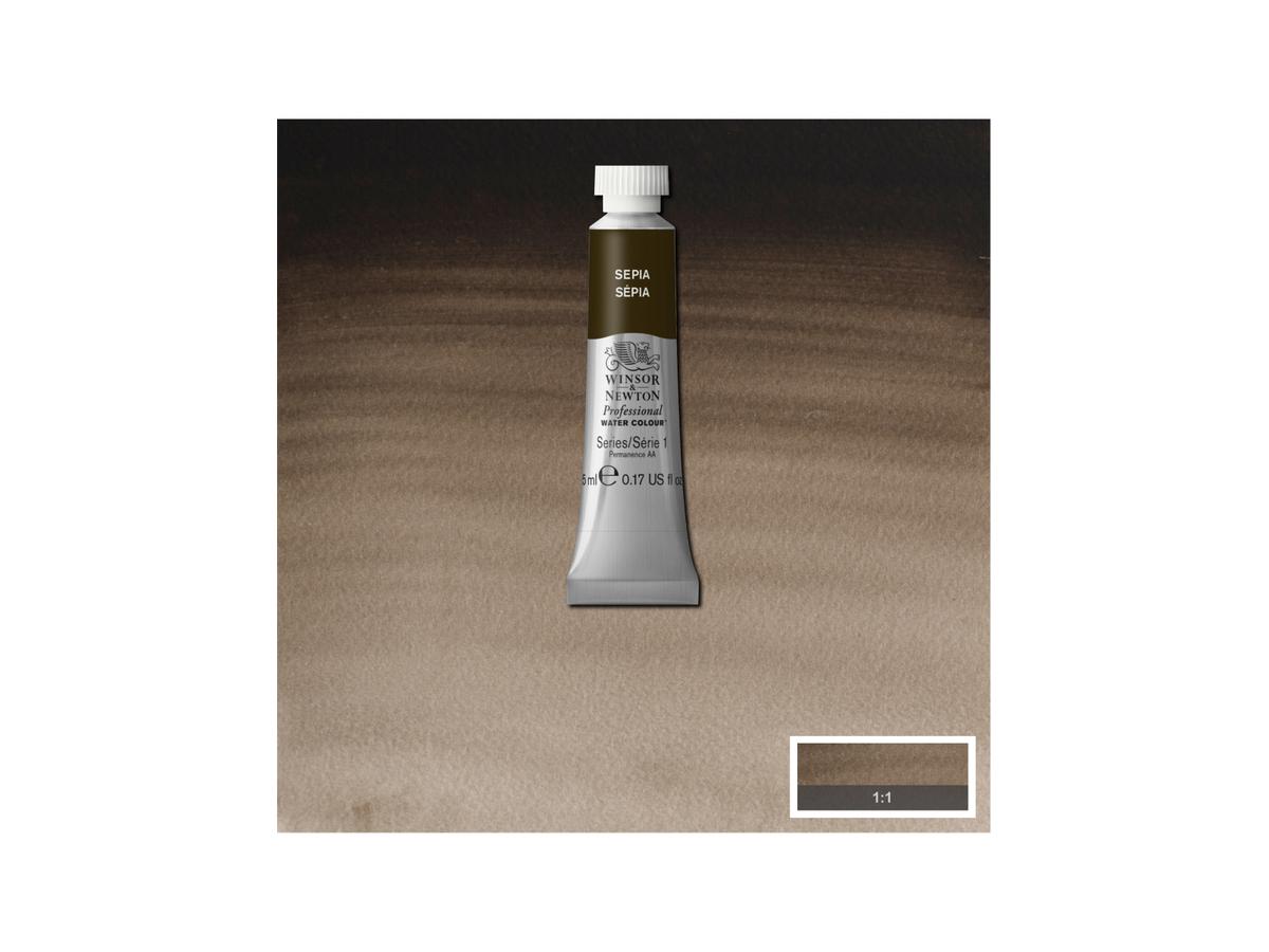WINSOR & NEWTON AQUARELLFARBE 5ML 609 SEPIA 1