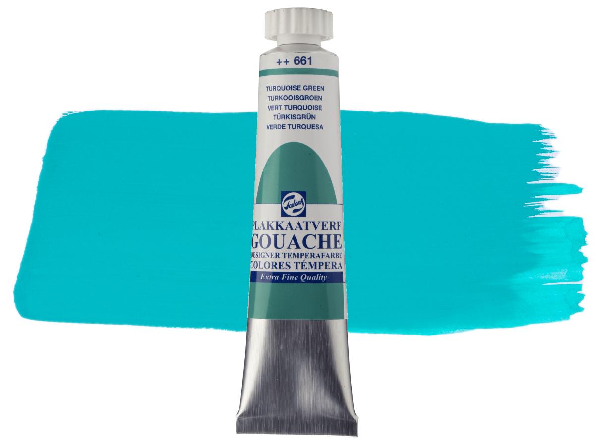 TALENS GOUACHE EXTRA FINE 20ML TÜRKISGRÜN 661 1