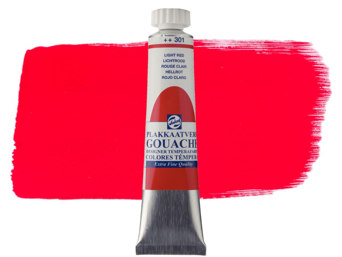 TALENS GOUACHE EXTRA FINE 20ML HELLROT 301 1