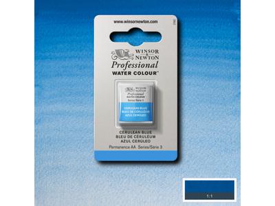 WINSOR & NEWTON AQUARELLFARBE 1/2 NÄPF S3 137 CÃLINBLAU 1