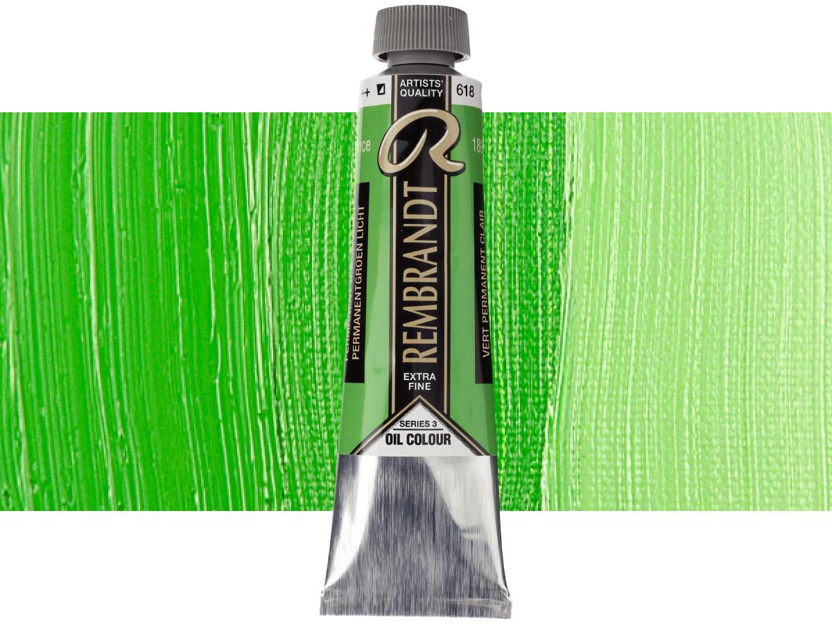TALENS REMBRANDT ÖLFARBE 40ML PERMANENTGRÜN HELL 618 1