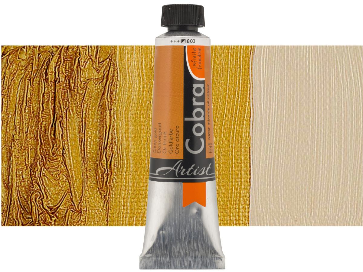 COBRA ARTIST WASSERVERMALBARE ÖLFARBE 40ML 803 GOLDFARBE 1