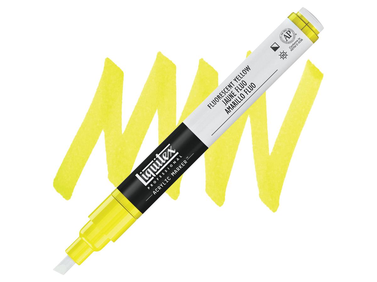 LIQUITEX ACRYL MARKER 0981 2MM FLUORESCENT YELLOW 1
