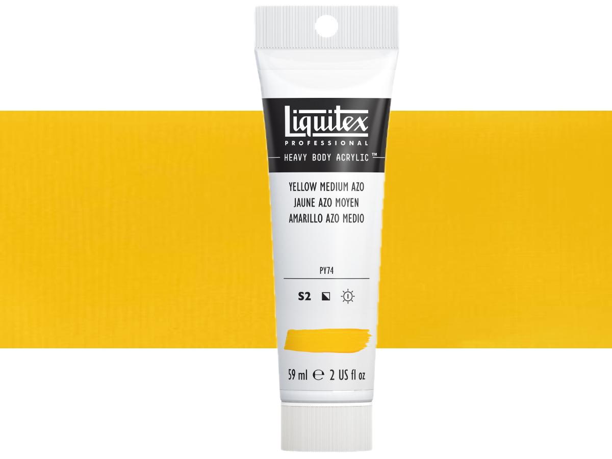 LIQUITEX HEAVY BODY 59ML 412 MITTEL AZOGELB 1