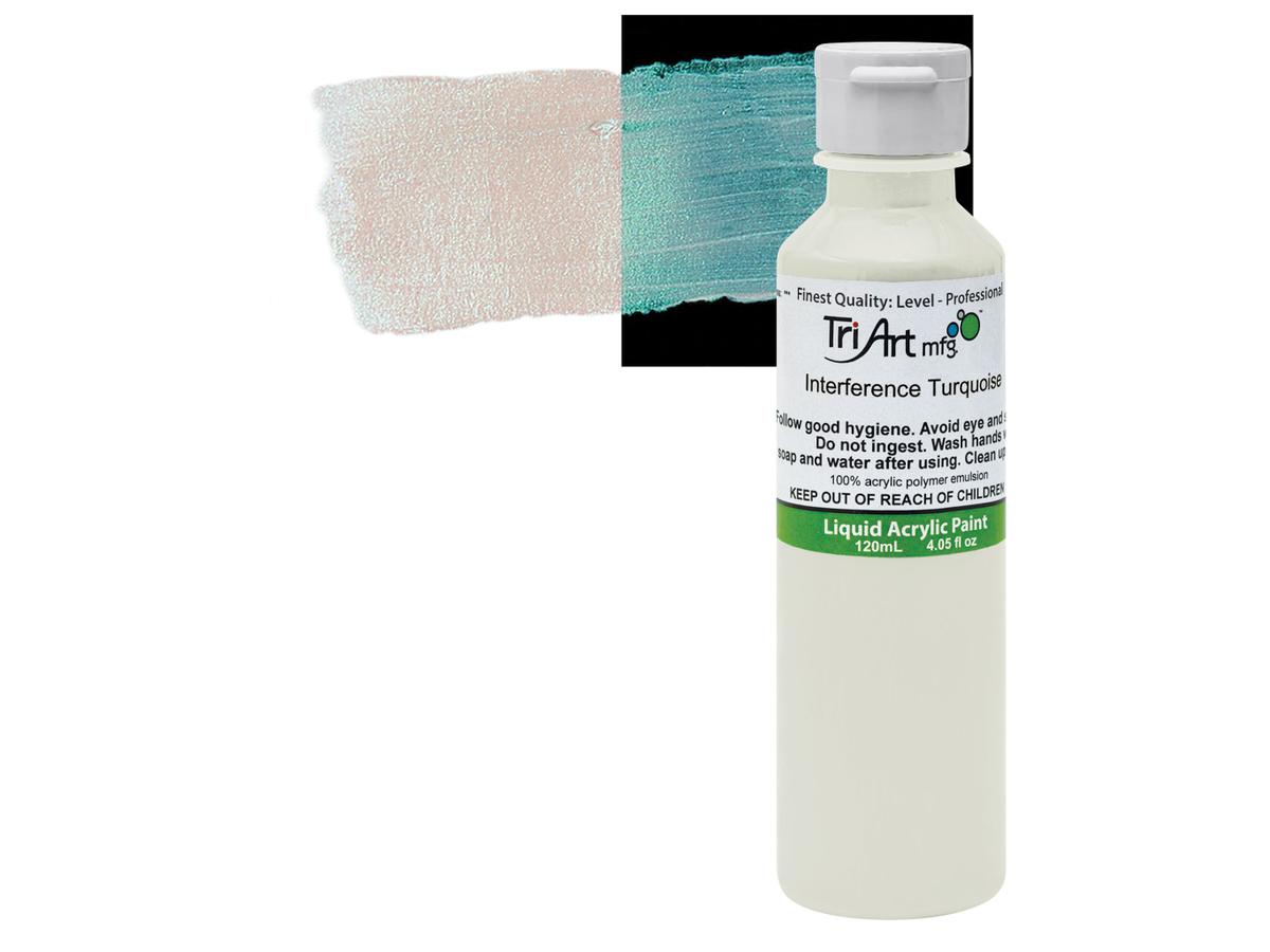 TRI-ART LIQUID 120ML 728 S7 INTERFERENCE TURQUOISE 1