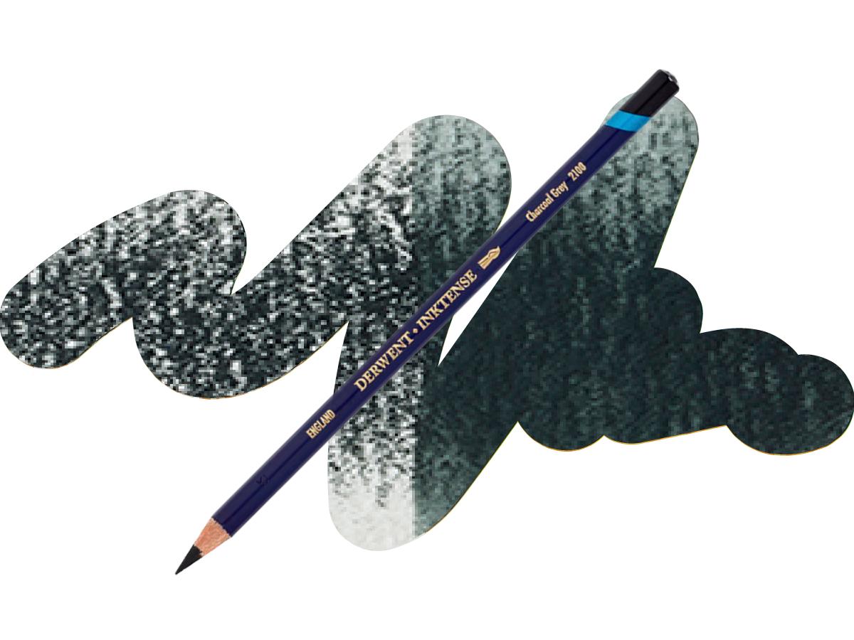 DERWENT INKTENSE AQUARELLSTIFT 2100 CHARCOAL GREY 1