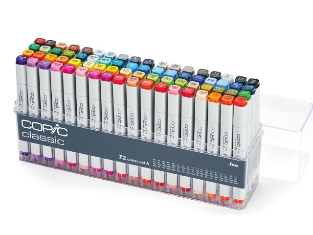 COPIC CLASSIC MARKERSET A 72X 1