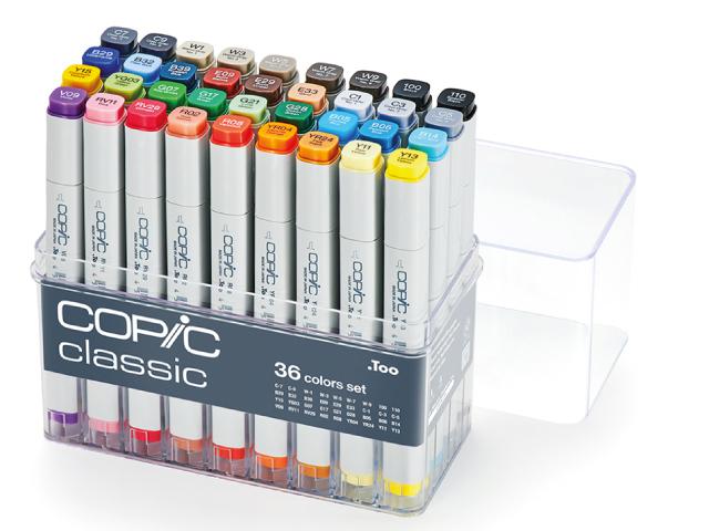 COPIC CLASSIC MARKERSET BASIS 36X 1