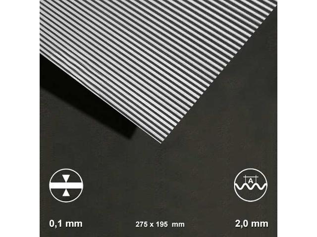WELLBLECH ALUMINIUM 20,0X29,5CM 2,0MM 16.42020.1 1