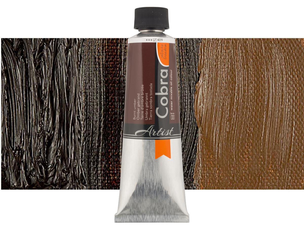 COBRA ARTIST WASSERVERMALBARE ÖLFARBE 150ML 409 UMBRA GEBRANNT 1