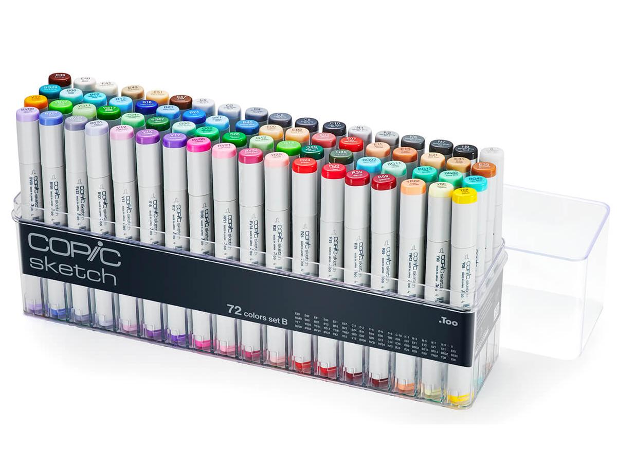 COPIC SKETCH SET 72-ER B 1