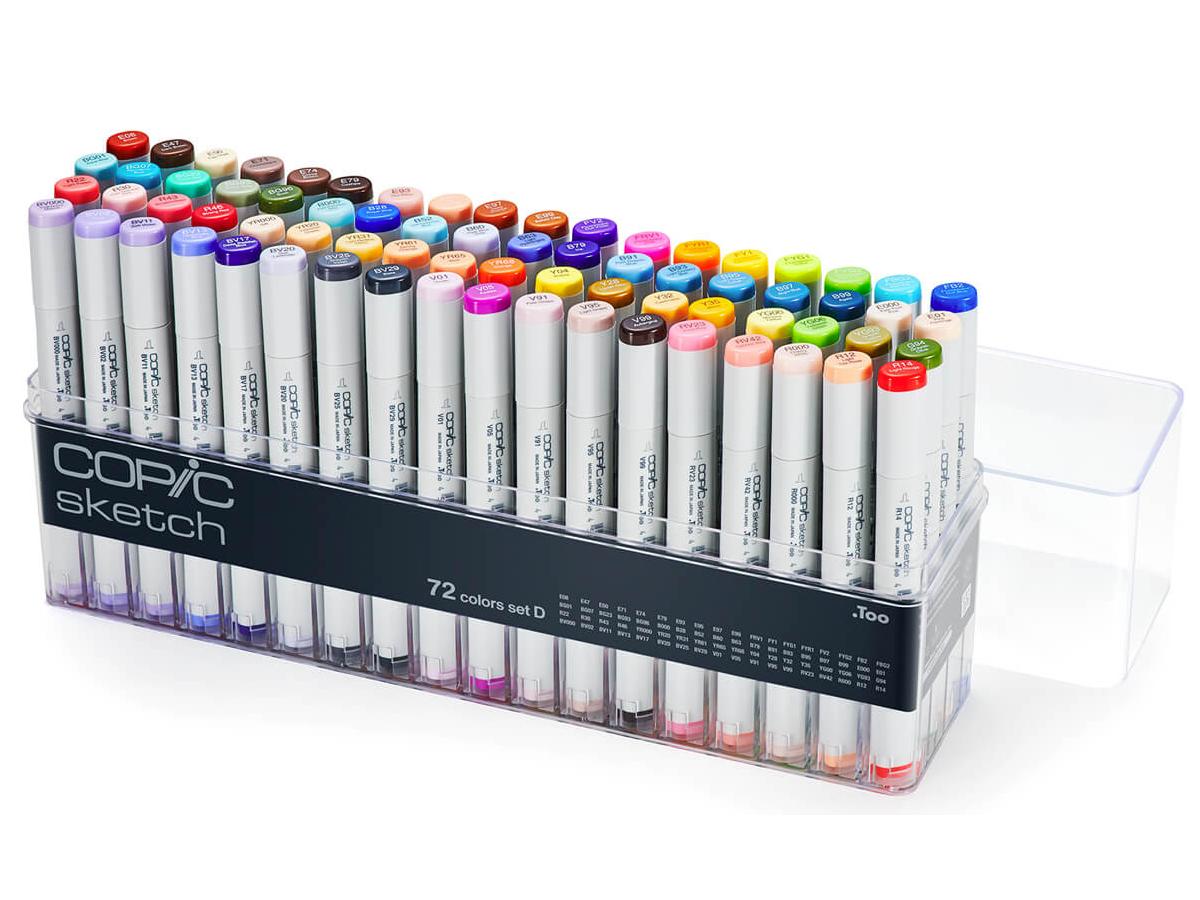 COPIC SKETCH SET 72-ER D 1