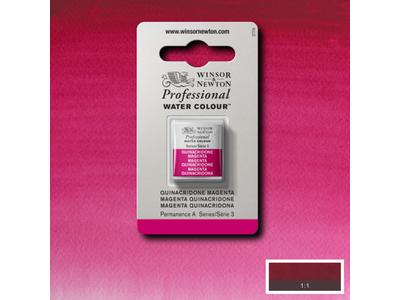 WINSOR & NEWTON AQUARELLFARBE 1/2 NÄPF 545 QUINACRID MAGENTA 1