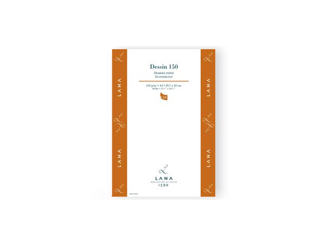 HAHNEMÜHLE LANA DESSIN 150 BLOCK ZEICHENPAPIER A3 150GR 1