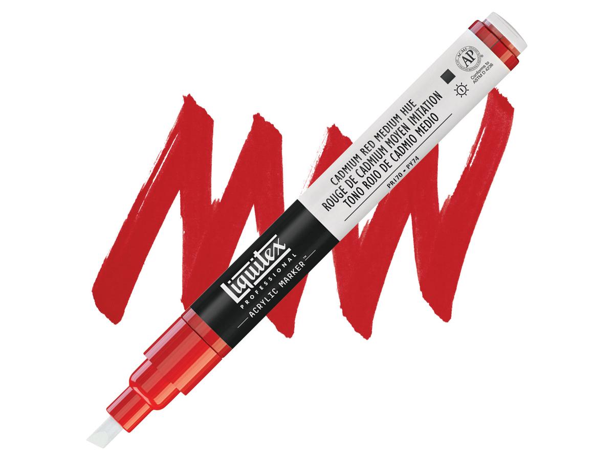 LIQUITEX ACRYL MARKER 0151 2MM CADMIUM RED MEDIUM HUE 1