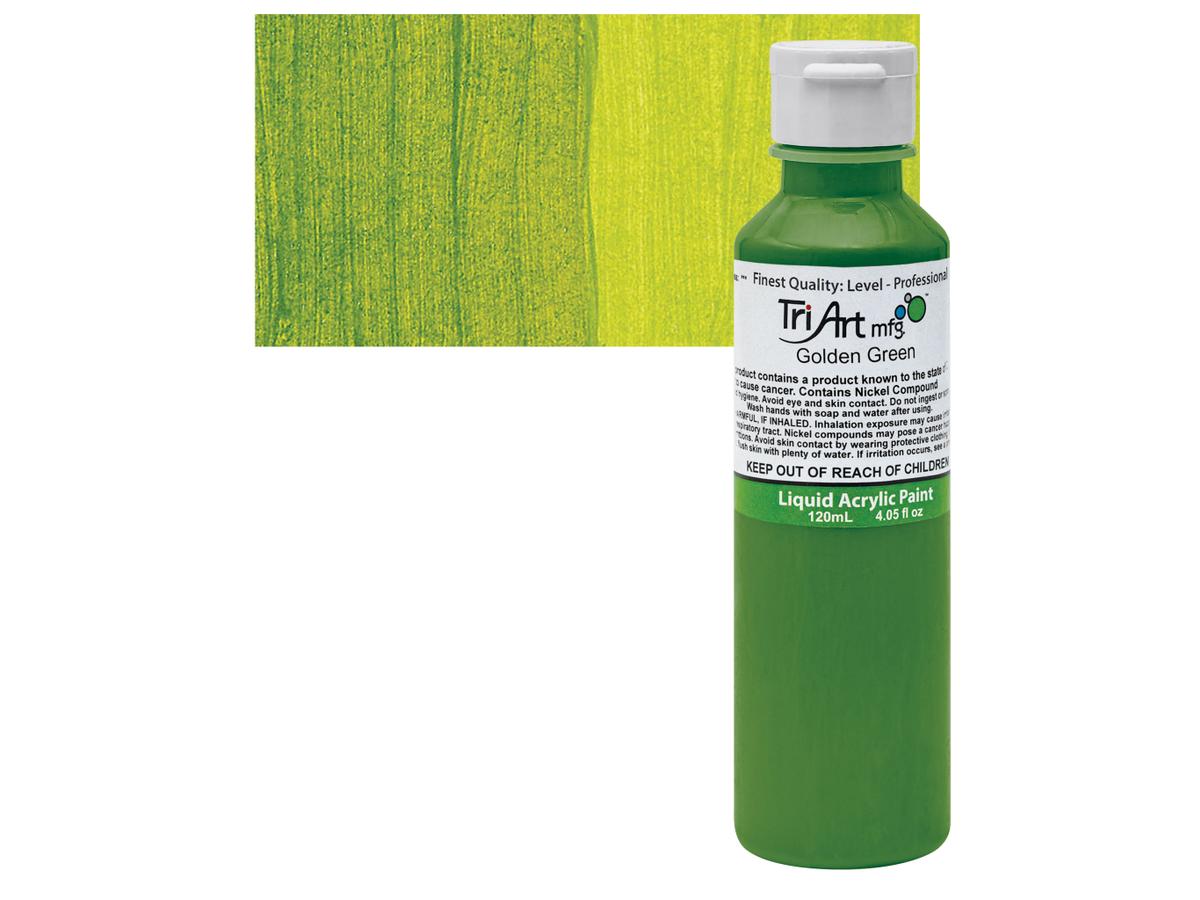 TRI-ART LIQUID 120ML 724 S7 GOLDEN GREEN 1