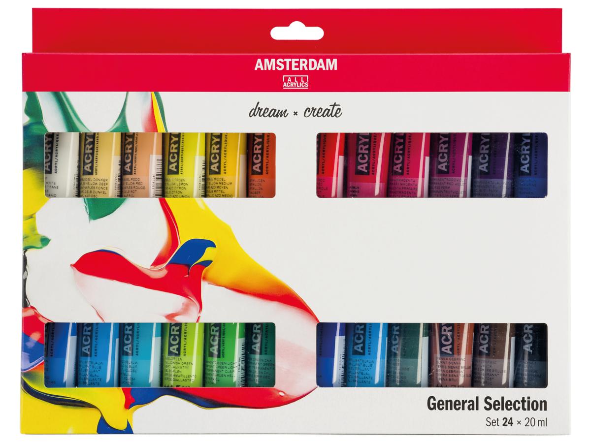 TALENS AMSTERDAM ACRYLFARBESET 24 X 20ML 1