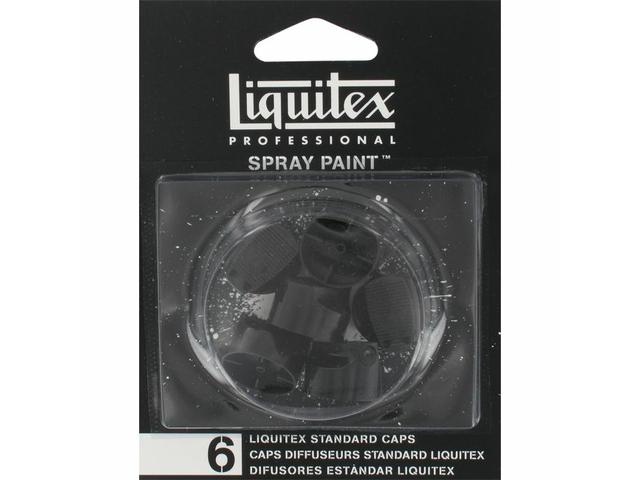 LIQUITEX SPRAY PAINT CAPS NOZZLE PACK 6X 1