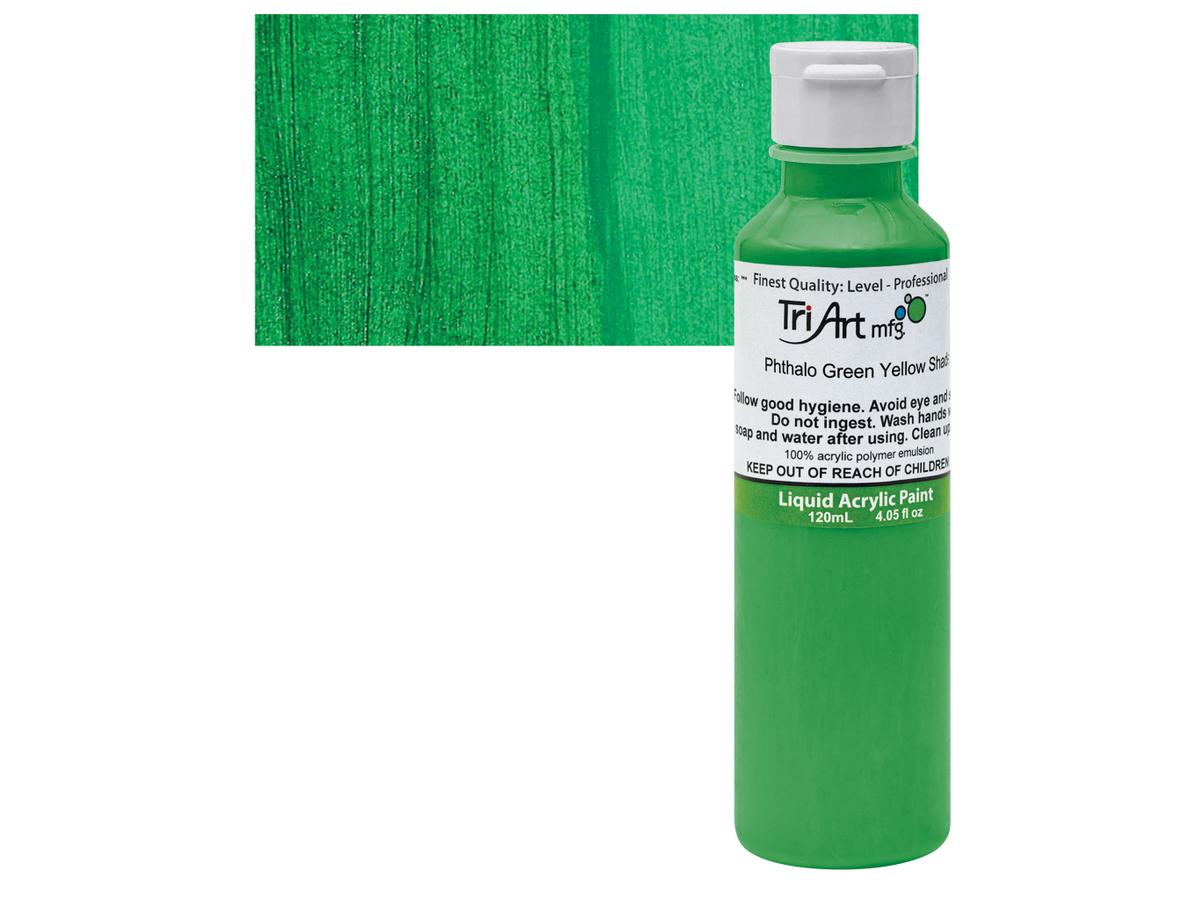 TRI-ART LIQUID 120ML 511 S5 PHTHALO GREEN YELLOW SHADE 1