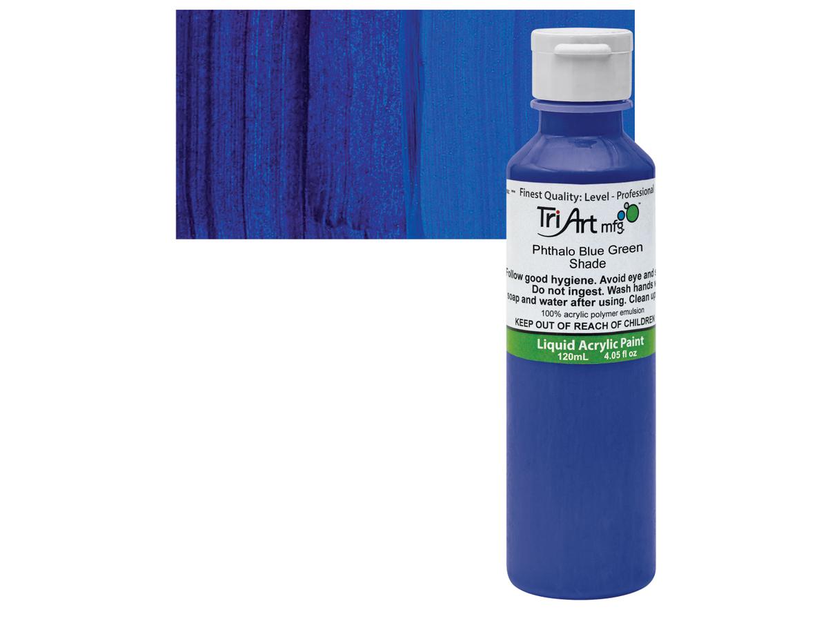 TRI-ART LIQUID 120ML 512 S5 PHTHALO GREEN BLUE SHADE 1