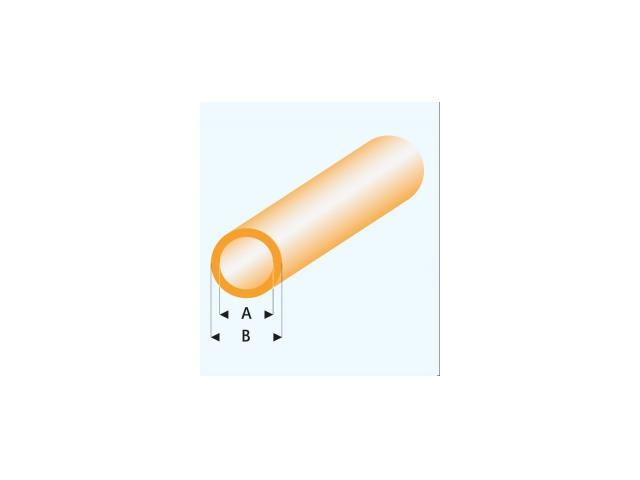 PROFIL ROHR GLASKLAR ORANGE (A=)3,0X4,0MM 33CM 425-55/3 1