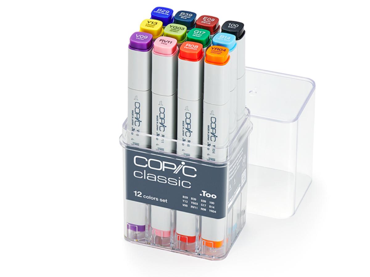 COPIC CLASSIC MARKERSET BASIS 12X 1
