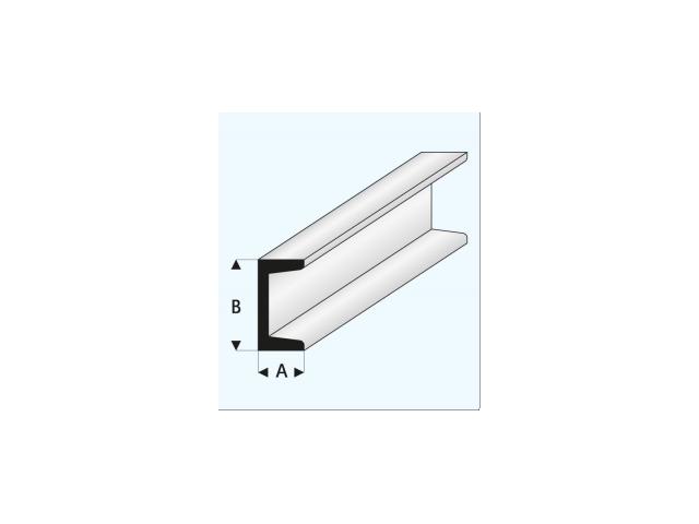 U-PROFIL (A=)1,25X(B=)2,5MM 1METER 412-53 1