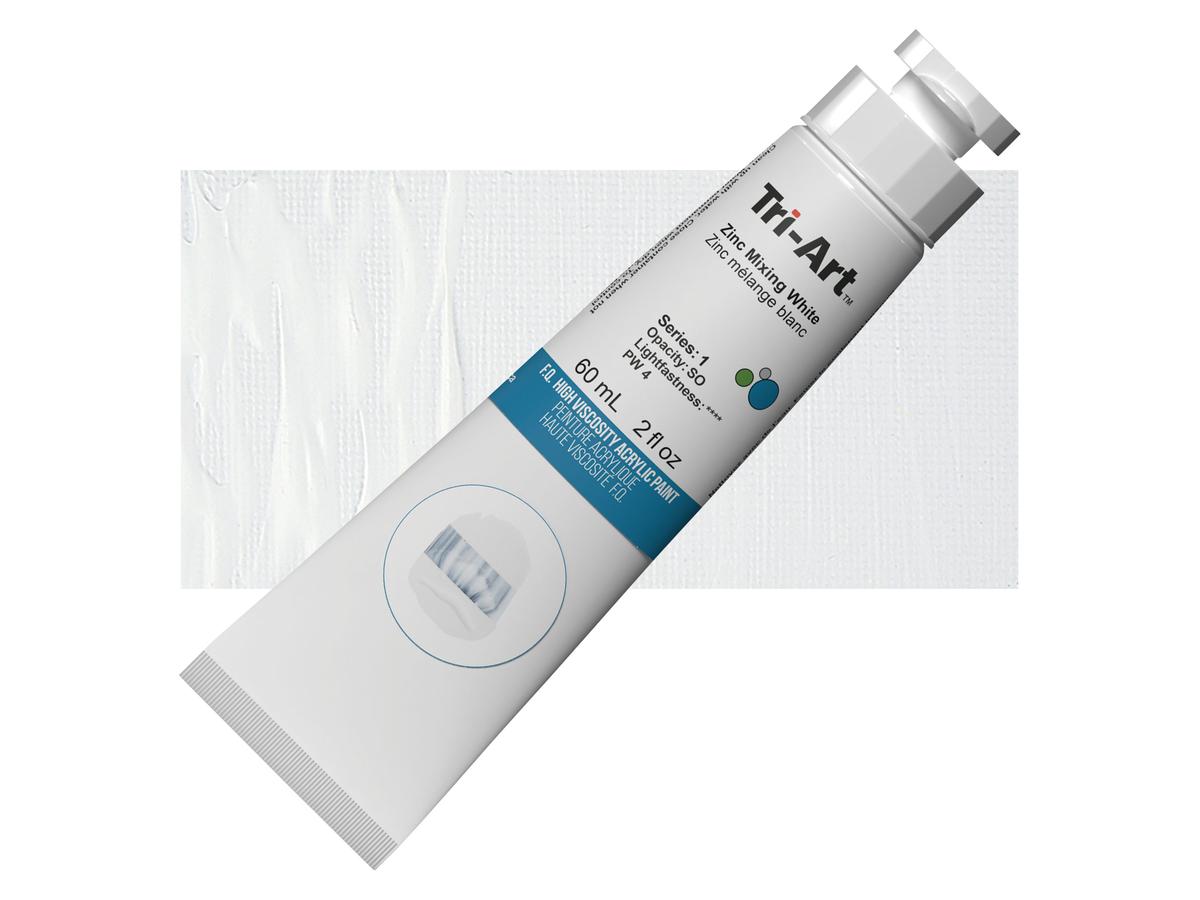 TRI-ART ACRYLFARBE 60ML S1 ZINC MIXING WHITE 1