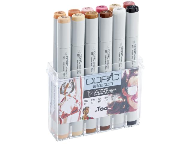 COPIC SKETCH MARKERSET 12-ER SKIN 1