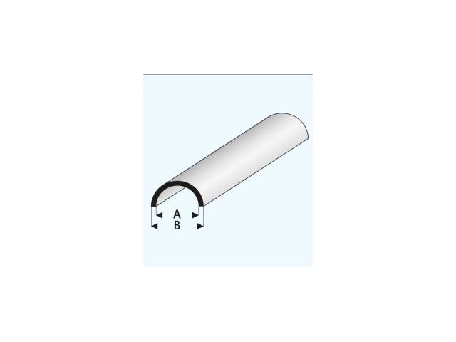 PROFIL ROHR HALBRUND (A=)3,5X(B=)5,0MM 1METER 403-54 1