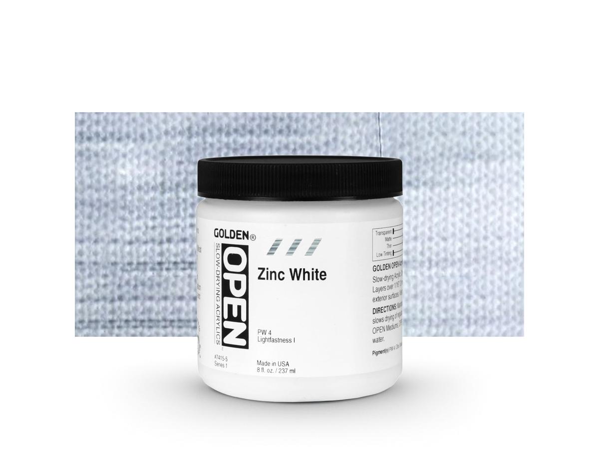 GOLDEN OPEN ACRYLIC 237ML 7415 S1 OPEN ZINC WHITE 1