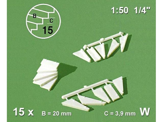 1:50 ECKSTUFEN, RECHTS (15 STÜCK) 1
