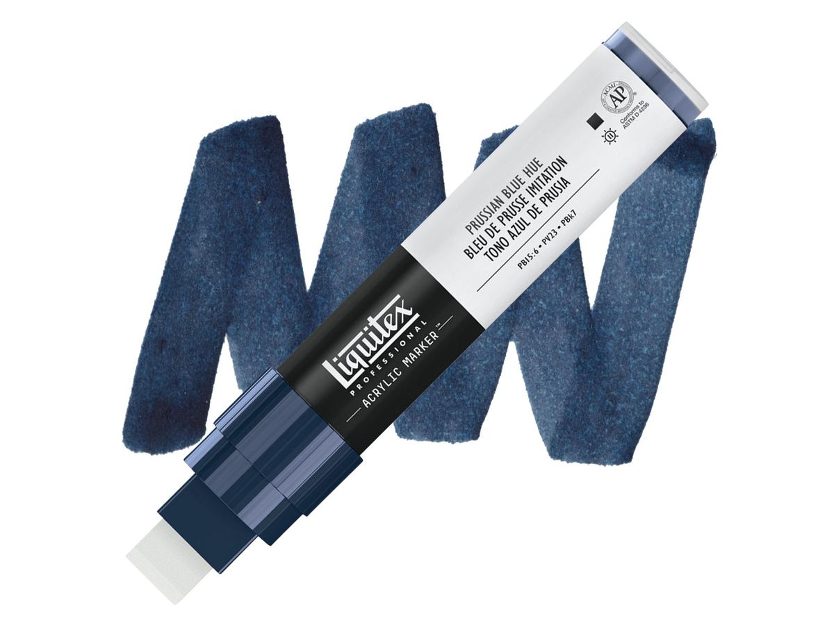 LIQUITEX ACRYL MARKER 0320 15MM PRUSSIAN BLUE HUE 1