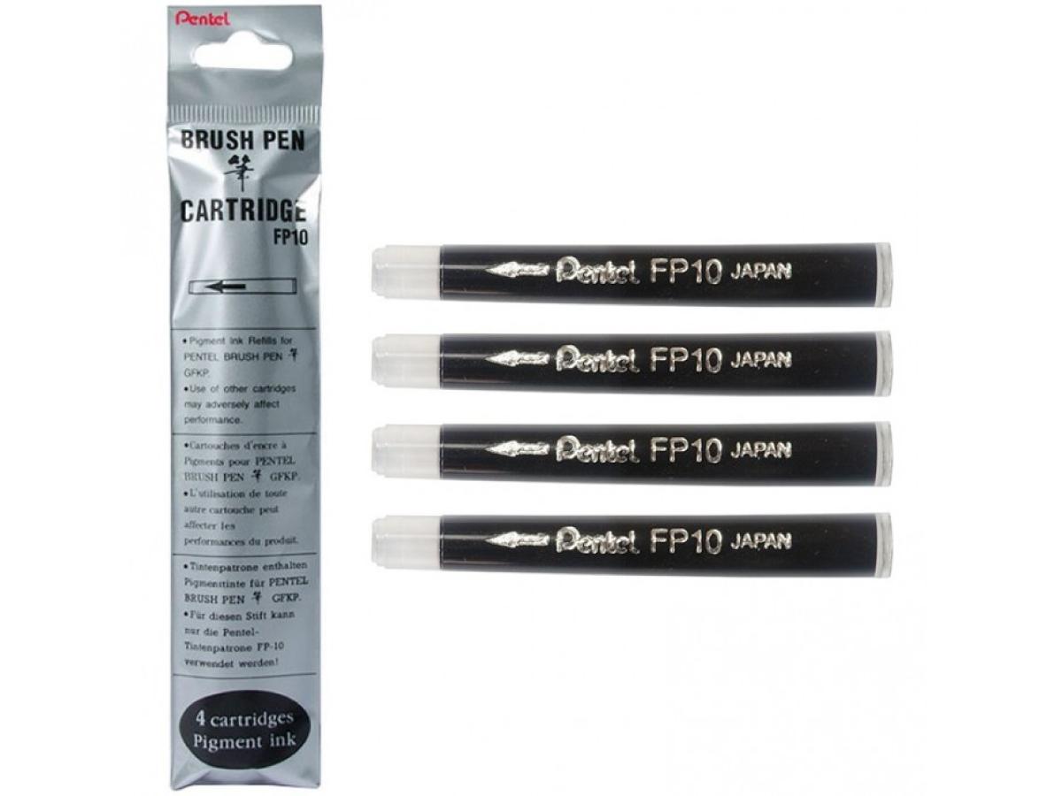 PENTEL POCKET BRUSHPEN TINTENPATRONE SCHWARZ 1