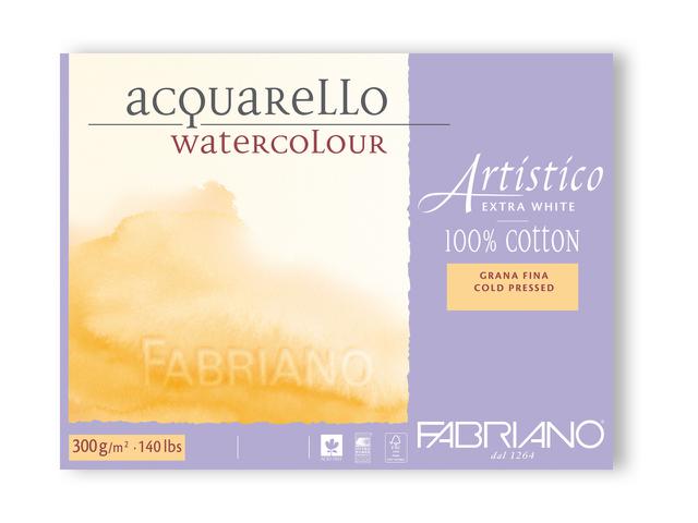 FABRIANO ARTISTICO AQUARELLBLOCK 30,5C45,5CM GRAIN FIN EW. 1