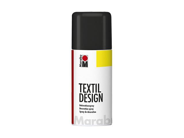 MARABU TEXTIL DESIGN SPRÜHFARBE 150ML 073 SCHWARZ 1