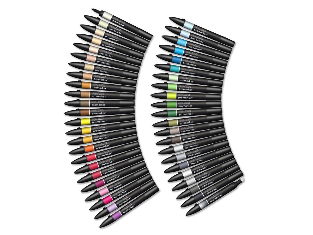 WINSOR & NEWTON PROMARKERSET ESSENTIAL COLLECTION 48X 1