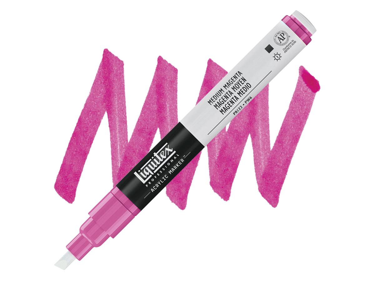 LIQUITEX ACRYL MARKER 0500 2MM MEDIUM MAGENTA 1